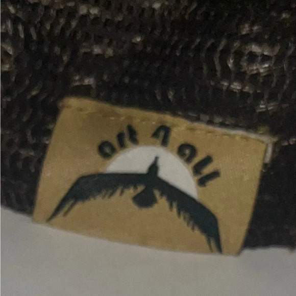 Abby Paffrath Hog Brown trucker hat with an adjustable back. - Picture 3 of 4